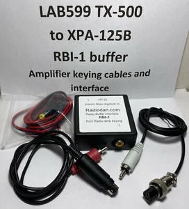 LAB599 TX-500 auf XPA-125B mit RBI-1A gepufferter Schnittstelle Verstärker Schlüsselkabel - Bild 1 von 1