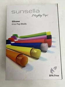 SUNSELLA MIGHTY POPS 6 moldes Ice Pop nuevos en caja - Imagen 1 de 2