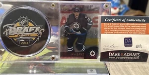 Autogramm PATRIK LAINE signed 2016 NHL DRAFT Hockey Puck Winnipeg Jets - Bild 1 von 1