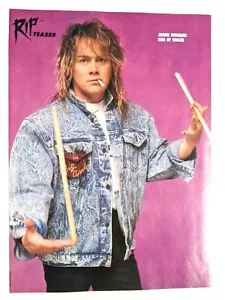 BONHAM / JASON BONHAM HIJO DE BONZO / REVISTA PÁGINA COMPLETA PINUP PÓSTER RECORTE - Imagen 1 de 2