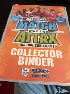 09/10 Topps Match Attax Premier League Trading Card Binder with 377 Cards - Picture 1 of 23