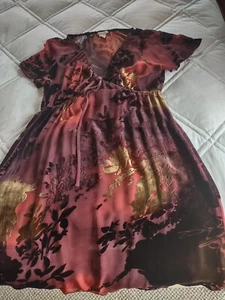 VERY NICE $375 Sundance Multicolored Fancy Dress Womens Medium M #106205 L@@K ! - Picture 1 of 6