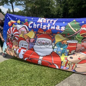 Christmas Garage Door Banner 13x6 - Picture 1 of 7