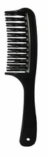 Beauty Kosmetika - Plastic Afro Detangling Comb Brush - Black