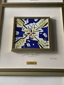 DALI Sammlungsauflösung Wandplatten Kacheln im Bilderrahmen LIMITIERT 387 St-Nr3 - Bild 1 von 4