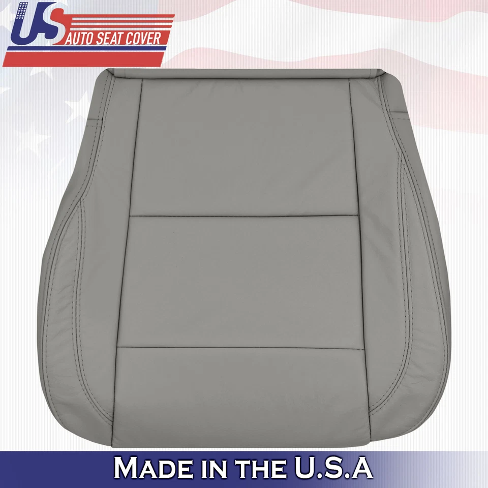 2005 Dodge RAM Laramie Driver Side Bottom Replacement Leather SEAT Cover Gray