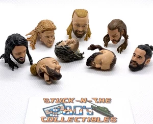 AEW WWE RARE Wrestling Heads LOT C Zayn Bate Triple H+, NICE - Bild 1 von 2