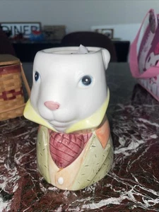 Taza de cerámica Applause Alicia en el país de las maravillas conejo blanco - Imagen 1 de 8