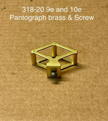 Lionel 318-20 Brass Pantograph with Screw For 9e & 10e Locomotives NEW EX! - Image 1 of 2