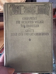 Vintage HC Goldsmith’s The Deserted Villager The Traveller Gray’s Elegy In A  - Picture 1 of 6