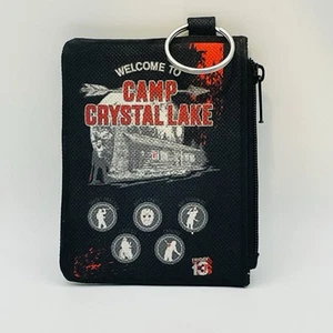 Freitag der 13. Willkommen im Camp Crystal Lake Mini Canvas Reißverschluss Geldbörse - Bild 1 von 4