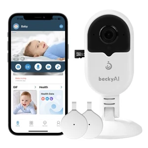 Smart Baby Monitor Contact-Free with Sleep & Breathing Tracking, 2K Secure Wi... - Picture 1 of 9