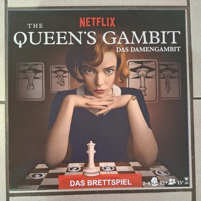 The Queen's Gambit Das Damengambit Netflix Brettspiel Asmodee Schach Spiel NEU - Bild 1 von 2