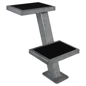 Heavy-Duty Double Boat Trailer Tongue Steps Bolt-On Frame Mounting Anti-Slip New - Picture 1 of 7