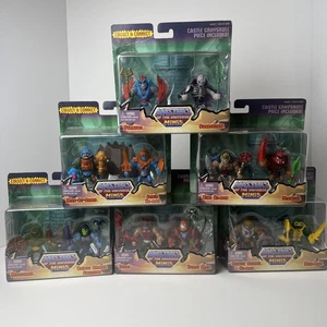 Juego completo de minis Mattel Masters of Universe con armadura de batalla Castle Grayskull... - Imagen 1 de 22