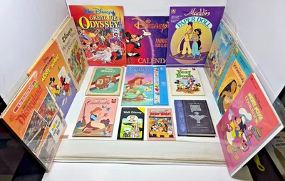 Collector LOT of 15 Vintage DISNEY Coloring Books Hardback Calendar Paper Dolls — 第 1/4 张图片