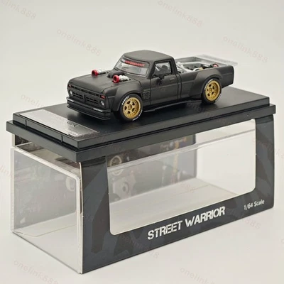 STREET WARRIOR SW 1:64 Ford F-150 Performance Hoonigan 1977 Black Diecast Model Car Collection