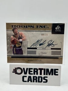 2006-07 Upper Deck SP Signature Edition Mark Eaton Hoops Inc Auto #'d 25 - Picture 1 of 2