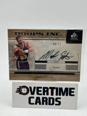 2006-07 Upper Deck SP Signature Edition Mark Eaton Hoops Inc Auto #'d 25 - Image 1 of 2