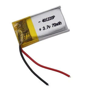 3.7V 70mAh 0.259Wh Polymer Li Battery 401220 For Bluetooth Headset Pen Mp3 GPS - Picture 1 of 3