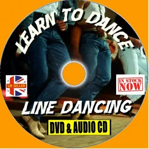 LEARN TO LINE DANCE VIDEO DVD/CD FUN DANCING LESSONS STEP BY STEP FUN EXERCISE  - Picture 1 of 7