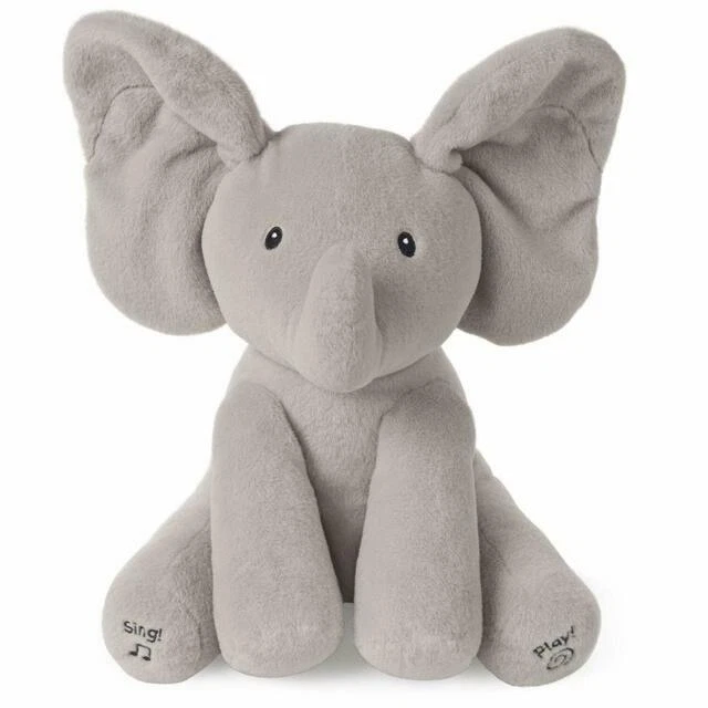 GUND Flappy Elephant Animated 11" Musical Plush Toy