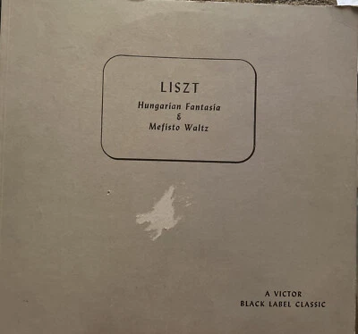 LISZT-Hungarian Fantasia & Mefisto Waltz 3 LP Set 78 RPM - Image 1 of 4