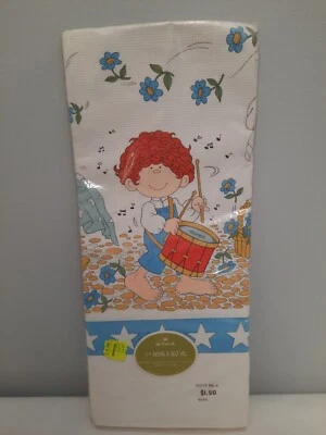 VTG Adorable Hallmark Mary Hamilton Bicentennial Patriotic Paper Table Cover NIP - Image 1 of 4