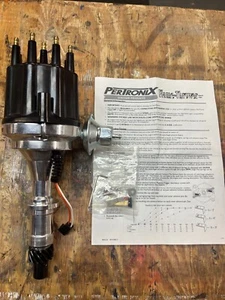 Pertronix D320710 Billet Distributor Magnetic Trigger Pontiac 301-455 Black - Picture 1 of 3