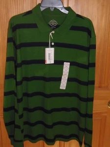 ST JOHNS BAY - HOMBRE - POLO LEGADO - RAYAS VERDES - TALLA GRANDE (PK-31-1x18) - Imagen 1 de 1