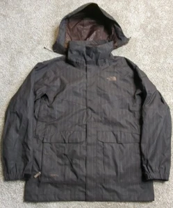 Giacca con cappuccio The North Face Cryptic HyVent sci snowboard guscio rigido a righe LRG - Foto 1 di 9
