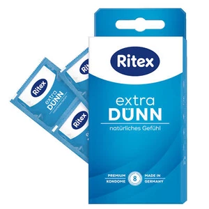 Kondome extra dünn Ritex Extra Dünn 2 x 8 Kondome gefühlsecht maximales Gefühl - Bild 1 von 2