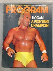 WWF Hulk Hogan 1985 cubierta World Wrestling Federation Chsmpion programa revista - Imagen 1 de 23
