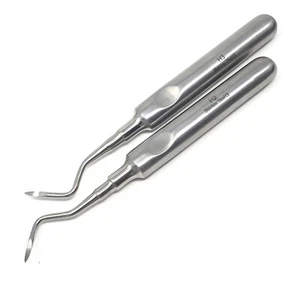 DENTAL ELEVATORS INSTRUMENTS RIGHT & LEFT DENTIST HEIDBRINK ROOT TIP PICKS  - Picture 1 of 3