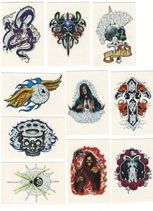Metallic Vending Machine Temporary Tattoo Set of 10 - Picture 1 of 2