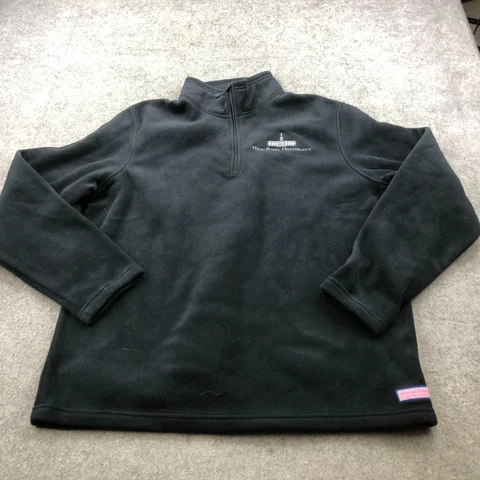 High Point University Sweatshirt Womens Large Black Sweater Vineyard Vines Cover
