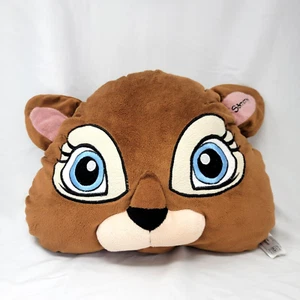 Fiesta Great Wolf Lodge 16" Stuffed Plush Sammy Squirrel Head Animal Pillow - Picture 1 of 9