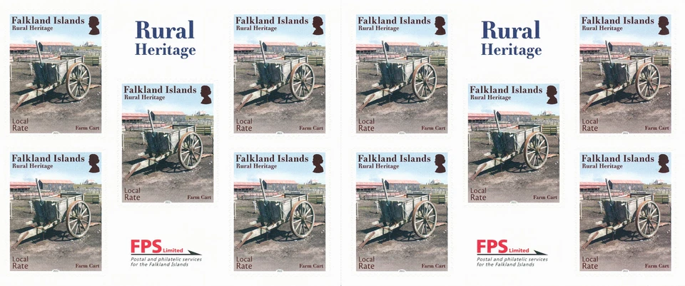 Falkland Islands 2022 MNH Tourism Stamps Rural Heritage Defin 10v S/A Booklet - Image 1 of 2