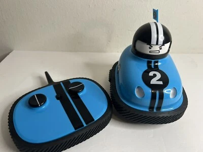 Sharper Image RC Road Rage Ejecting Speed Bumper BLUE CAR w Fig + remote TESTED - Image 1 of 4