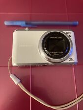 Samsung WB350F-WI-FI-WHITE-16.3 MP-Digital Camera-SD Card & Charger-Tested