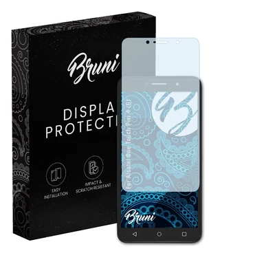 Bruni 2x Protective Film for Alcatel One Touch Pixi 4 (6) Screen Protector - image 1 of 4