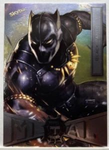 2022 Spider-Man Marvel Metal Universe #11 Black Panther 1210 - Bild 1 von 2