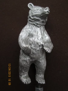 bear grizzly kodiak black alaska ratrod  hotrod car hood ornament - Picture 1 of 4