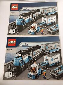 NEW Instructions Only LEGO CITY Trains Super Rare Maersk 10219 No Bricks Retired