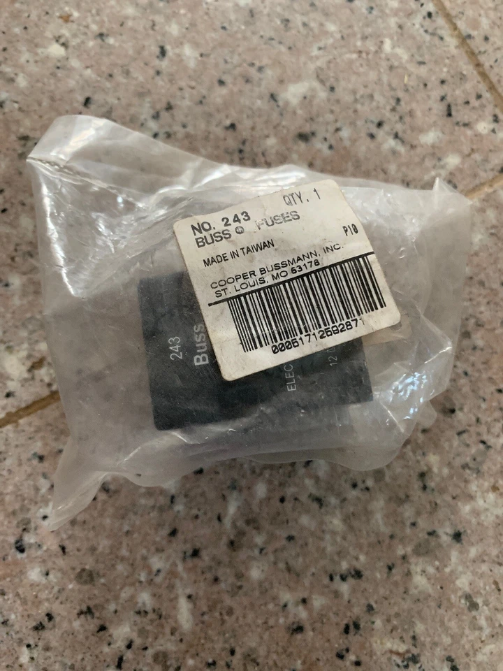 Intermitente electrónico de alta resistencia Bussmann No.243 P10 Foto 1 de 3