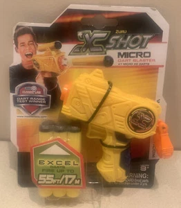X-Shot Micro Foam Darts Zuru Indoor or Outdoor Fun Ages 8 + Toy + 6 Dart Set NEW - Picture 1 of 4