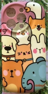 Iphone 14 Pro Phone Case Cartoon Animals - Photo 1 sur 2