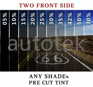 Película precortada ventanas delanteras de dos puertas cualquier tono de tinte para todos los Land Rover Range Rover - Imagen 1 de 9