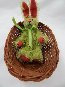 World Of Miniature Bears Dollhouse Miniature 5" Easter Bunny Rabbit #5070EF - Picture 1 of 3