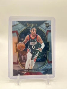 2022-23 Panini Select Concourse #70 TyTy Washington Jr. Tarjeta de novato (RC) Rockets - Imagen 1 de 2